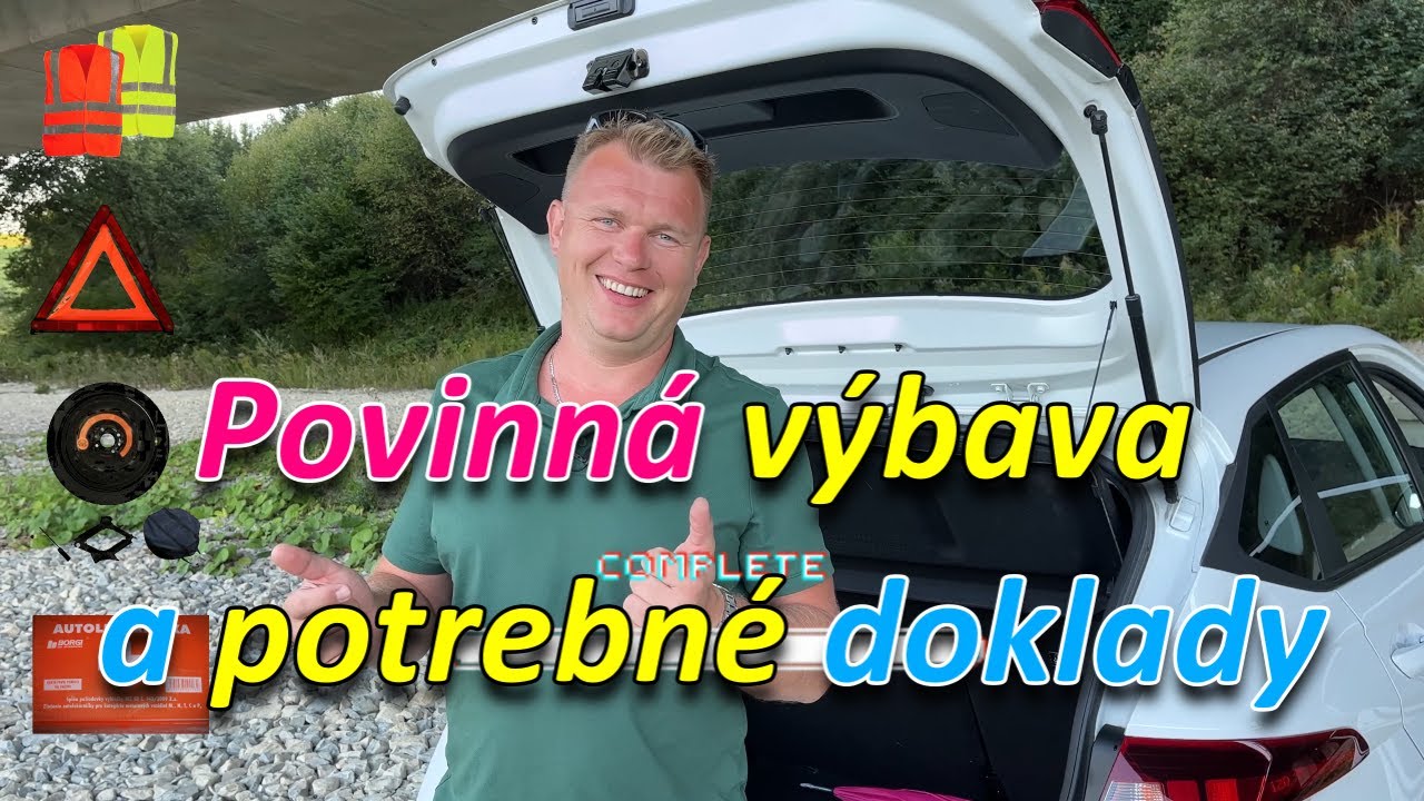 Povinná výbava a doklady od vozidla autoškola.FUN