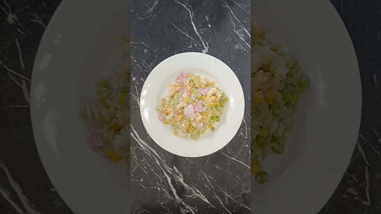 Renkli Doyurucu Makarna Tarifi🫛🍝 Pasta Salad #pasta #pastasalad #food #recipe #makarna #delicious