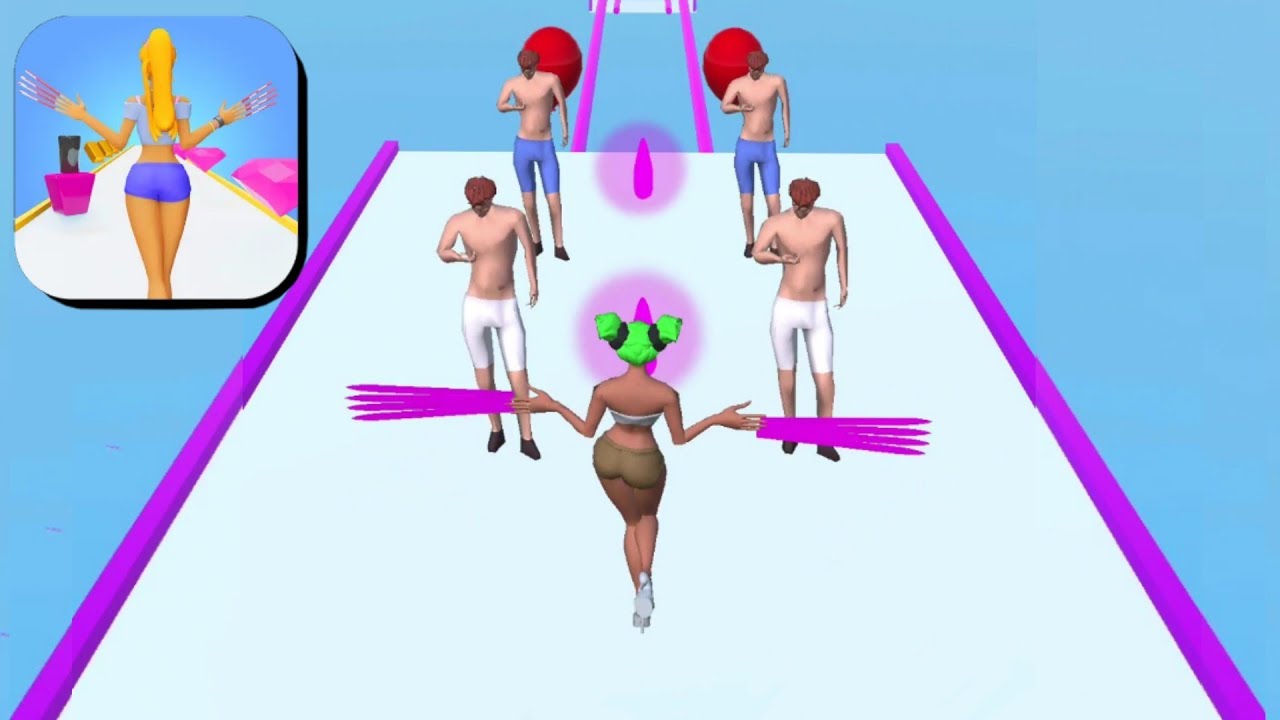 Nail Woman: Baddies Long Run, High Women Nails Gameplay Walkthrough part 9 (iOS,Android)