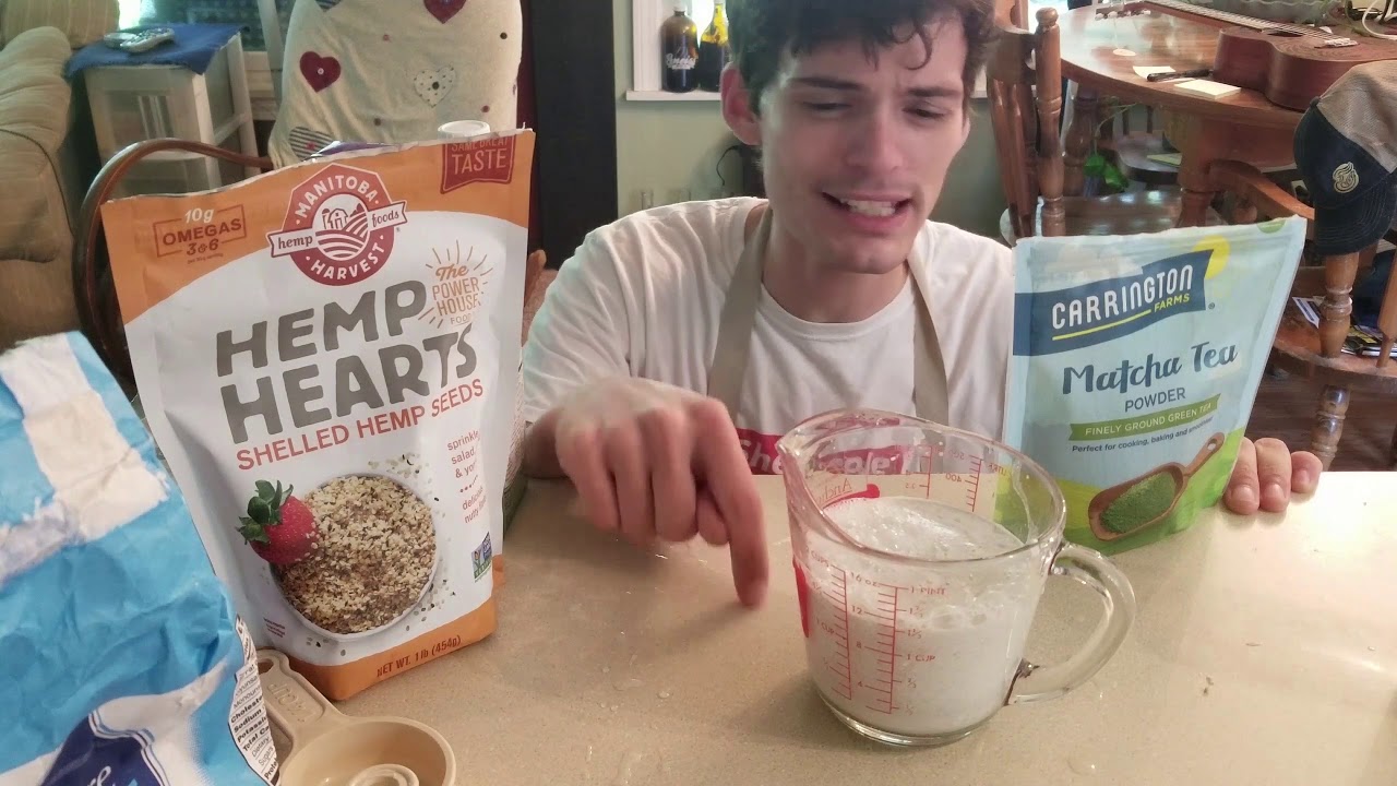 How to make HEMP ice cream! YouTube