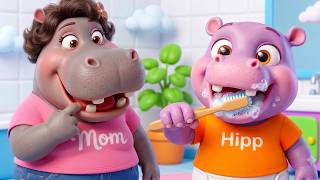 Good Habits Song for Kids! Clean Up, Stay Healthy &amp; Bedtime Routine | Baby Hippo Kids Songs