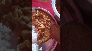 Rice with Anapakaayala curry tasty  || #youtubeshorts #ytshorts