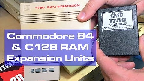 Commodore 64 REU (RAM Expansion Unit) & SID Random Numbers