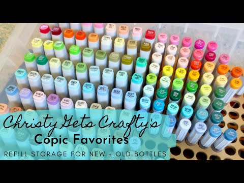 Copic Marker Refill Storage  Marker refill, Alcohol ink art, Copic markers