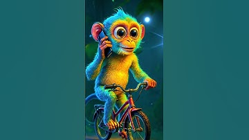 Thumbnail of Radha pyari kaha milenge krishna murari, monkey calls to Radha #monkey #ai #funny