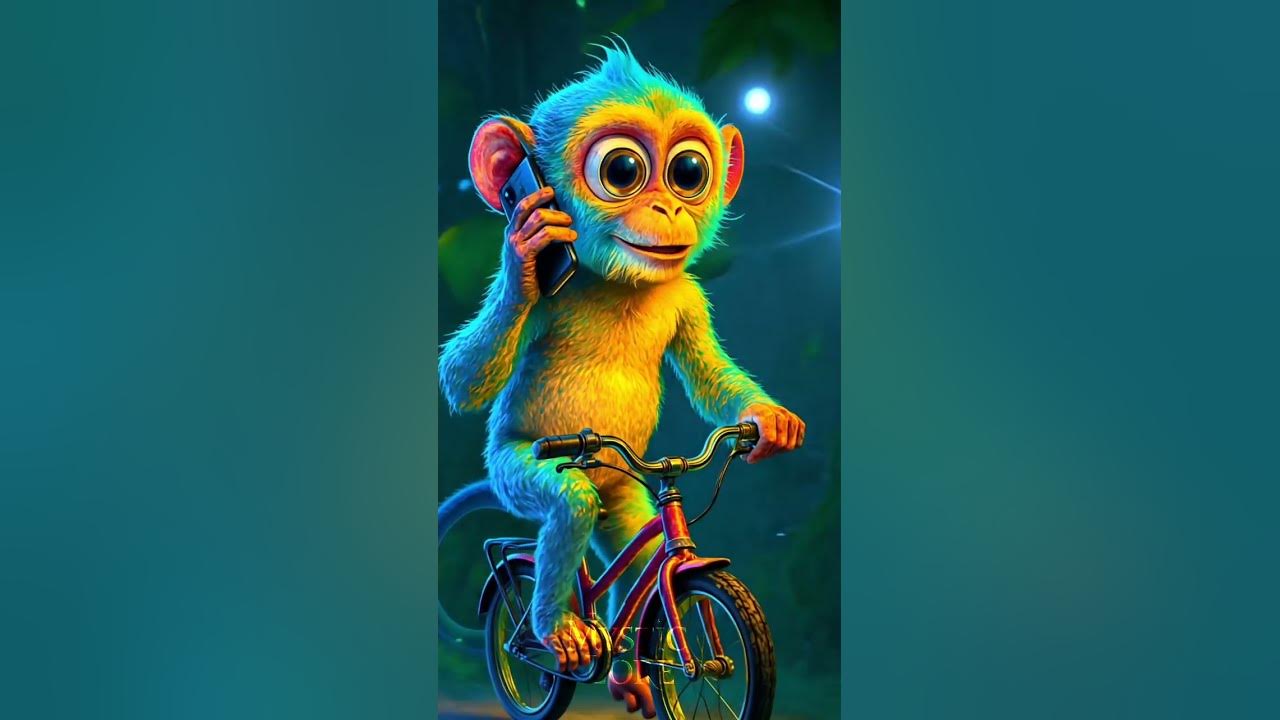 Radha pyari kaha milenge krishna murari, monkey calls to Radha #monkey #ai #funny