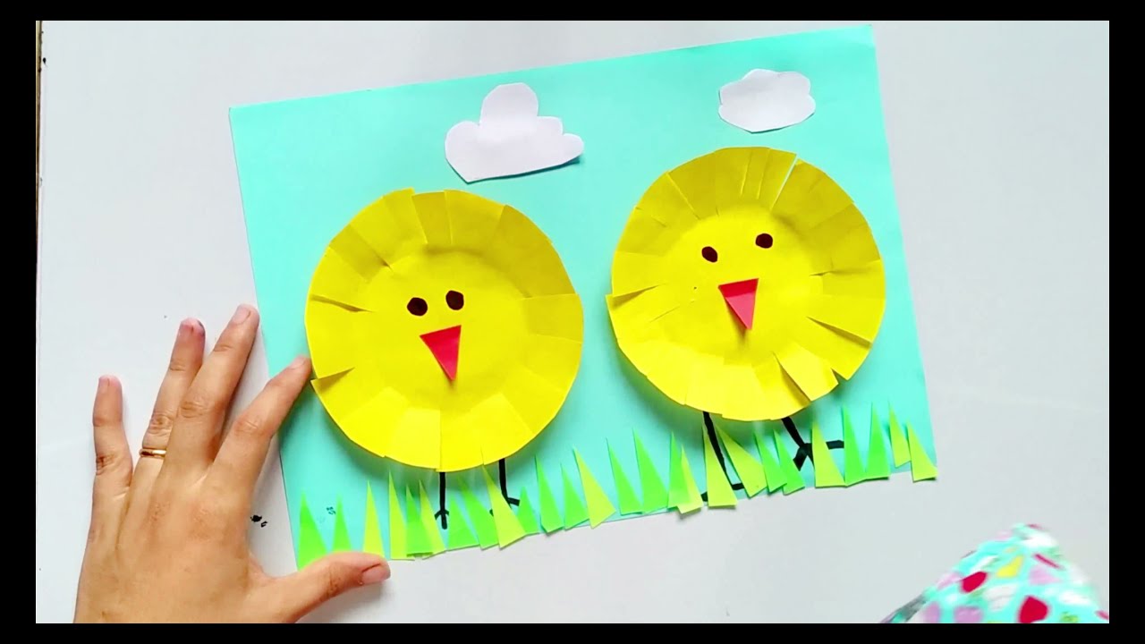 Paper Chick Craft For Kids | Easy Simple Cute Paper Crafts | How To Make a Paper Chick