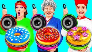 Me vs Grandma Cooking Challenge | Crazy Food Situations by PaRaRa Challenge