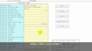 Private Financiers Spreadsheet - Tutorial1