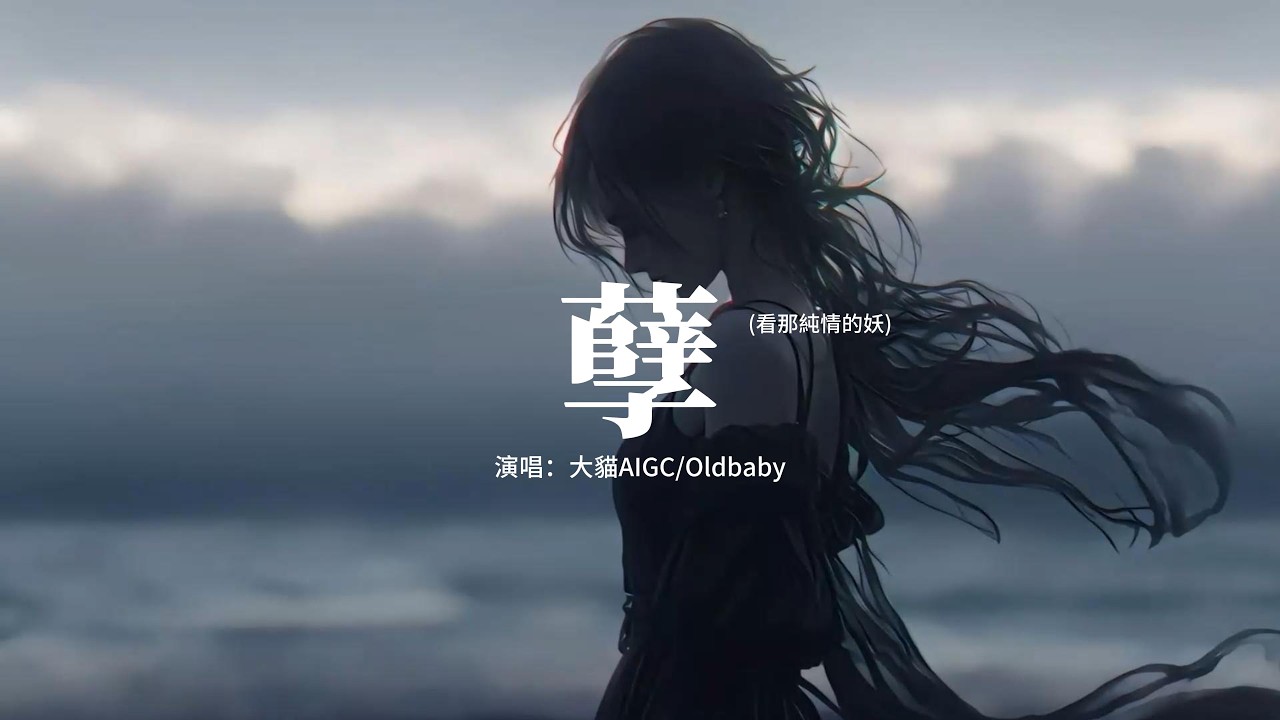 大貓AIGC/Oldbaby - 孽 (看那純情的妖)『看那 純情的 妖 塗著 骯髒的 墨，看那 德高的 佛 藏著 卑鄙的 惡，圈子 像個 磨盤 只有 骨頭 在響。』【動態歌詞MV】