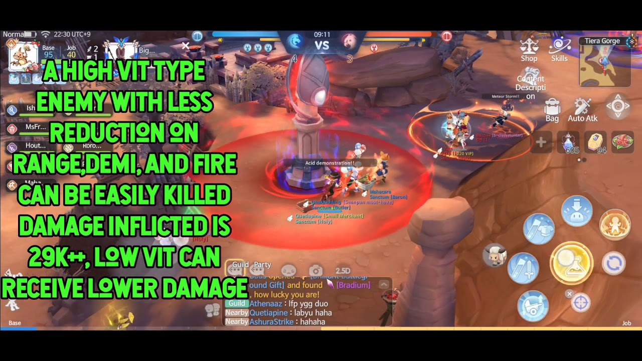 Ragnarok Origin: Acid Demo Damage Test on Battlefield - YouTube