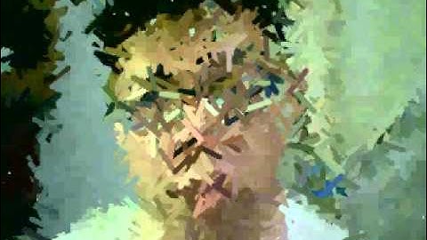 (54秒) 用Processing程式寫出來~模仿一點點 Color Bit 的視覺效果