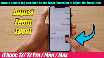 iPhone 12/12 Pro: How to Double Tap and Slide On the Zoom Controller to Adjust the Zoom Level