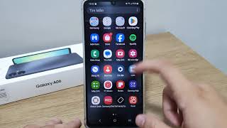 Galaxy A06 - Galaxy A06 - Cách thay đổi phông chữ của chữ cái