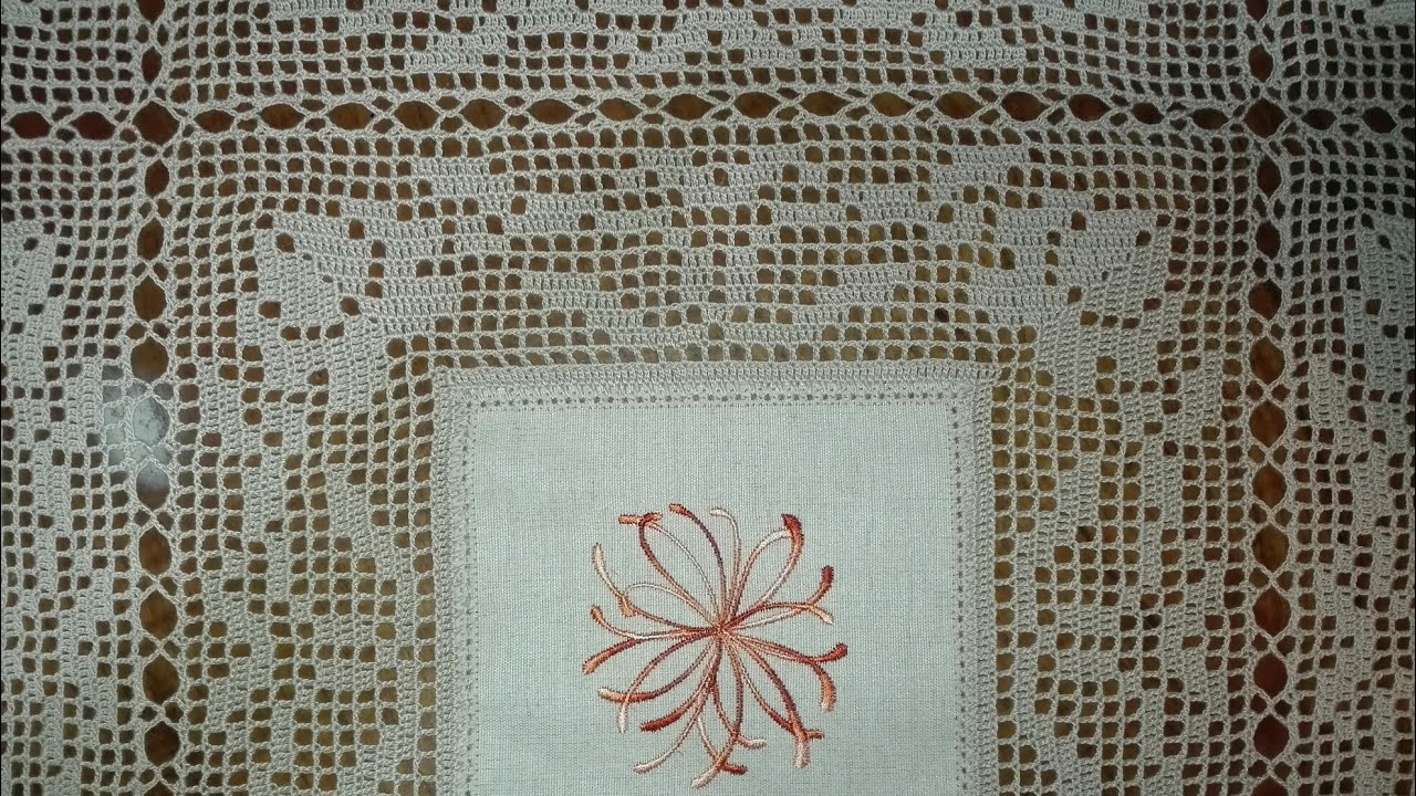 Toalha de Mesa Crochet e Tecido - Parte 1: Quadrados de Tecido e Crochet