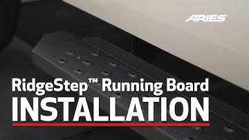 ARIES RidgeStep™ Install: 91" Running Boards on Chevy Silverado 1500 Crew Cab - Bracket 2055101