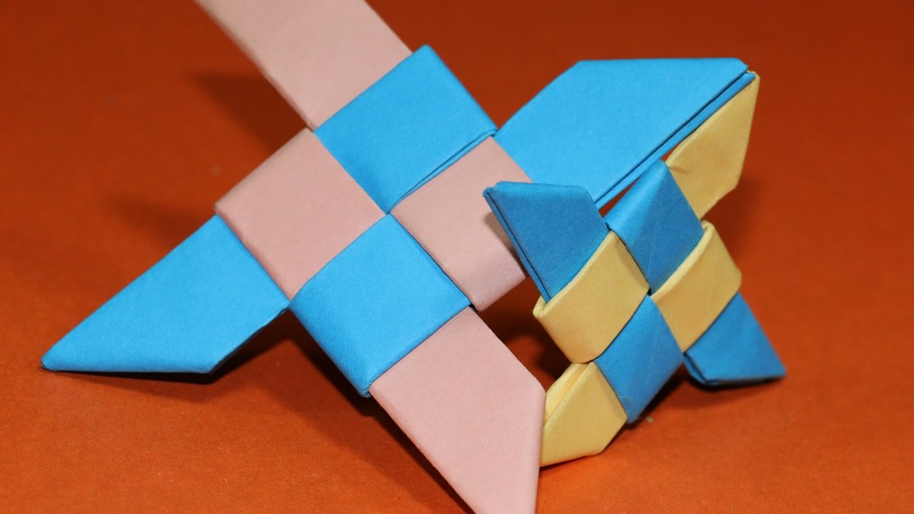 How To Make A Paper Ninja Star Out Of Paper