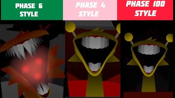 Sprunki WENDA Treatment VS Phase 6 VS Phase 4 VS Phase 100 - Full Style Comparison!