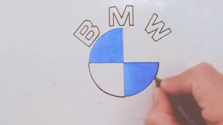 التربية الفنية تعلم رسم الشعارات / رسم شعار BMW