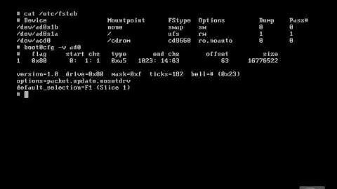 FreeBSD - Configuring the Boot Manager