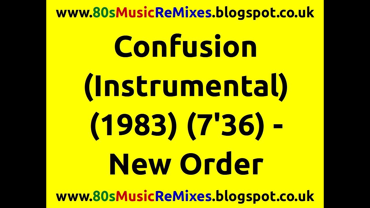 Confusion (Instrumental) - New Order | 80s Dance Music | 80s Club Music | 80s Electro Funk