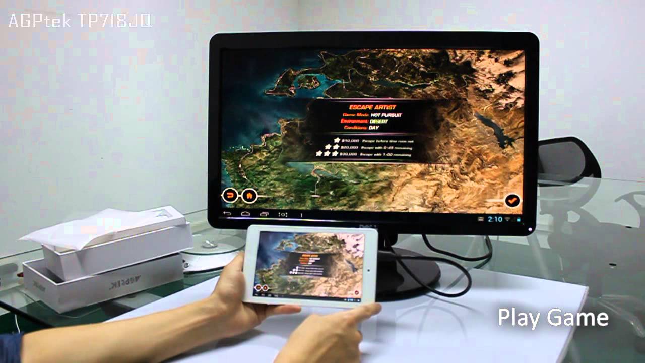 AGPtek TP718JQ 7" Google Android 4.1 Quad core 1.6GHz 8GB IPS HD Screen Wifi tablet PC