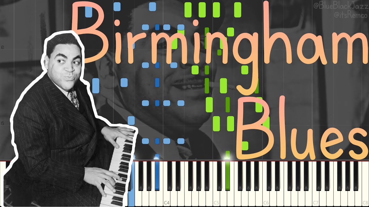 Thomas "Fats" Waller - Birmingham Blues 1922 (Stride Piano Synthesia)