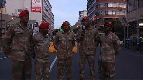 Military Police contingent at SoNA 2 of 2019