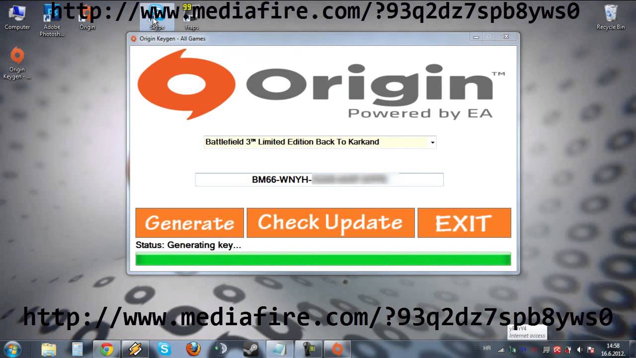 Ea games key generator 2013 free download