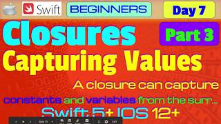 Celebrity IOS, Swift 5, Interview Theory, Tutorial, #07 P3: Closures ( Capturing Values ) Profile