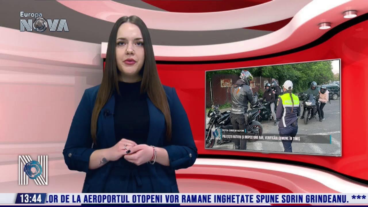 ÎN DIRECT - Știrile orei 13:30 - 13.05.2025 - Tele Europa Nova Timișoara ÎN DIRECT - Știrile orei 13:30 - 13.05.2025 - Tele Europa Nova Timișoara