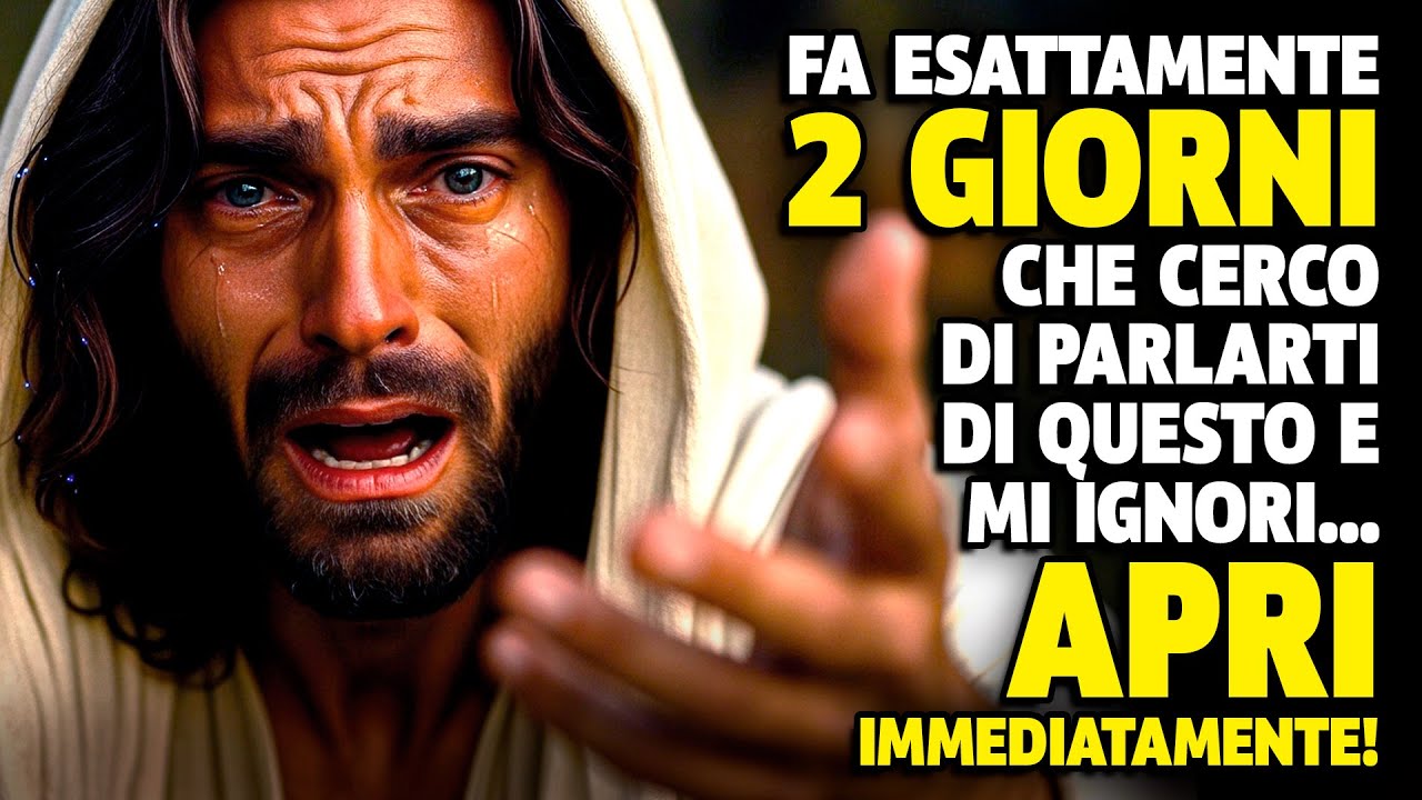 DIO PARLA CON URGENZA: SONO 2 GIORNI CHE CERCA DI AVVERTIRTI DI QUALCOSA DI SERIO!