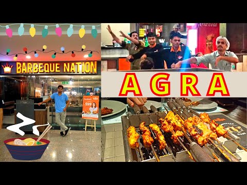 Barbeque Nation Agra Unlimited Buffet Dinner !! Kebab, Prawns, Chicken & Mutton.