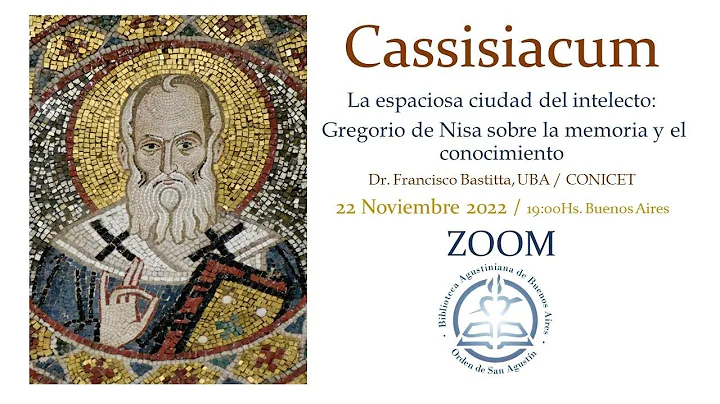 Cassisiacum 2022 Gregorio de Nyssa