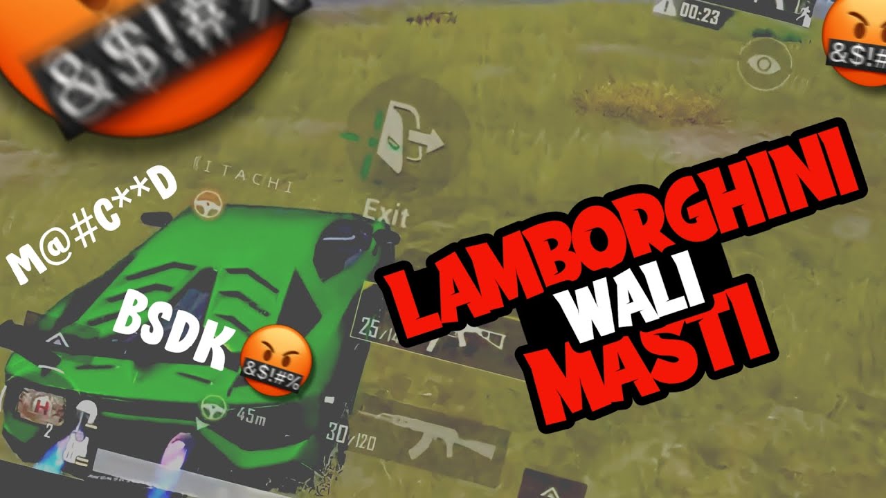 Lamborghini Wali Masti In Pubg / Bgmi | Zvoid Gaming