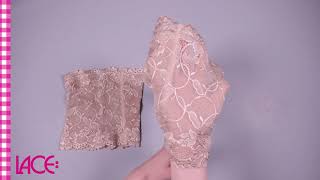Ewa Michalak - Anit Reibung - Lingerie - Clothing - Schenkelband - Nougat 2 1116 | Lace.de