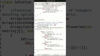 Spirally Traversing Matrix | Java | Nataraja Murthy #spiritual #traversal #matrix #java #thankyou