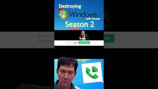 Destroying Windows 7 with Viruses S2 Short 1 #microsoft #windows #windows7 #vm