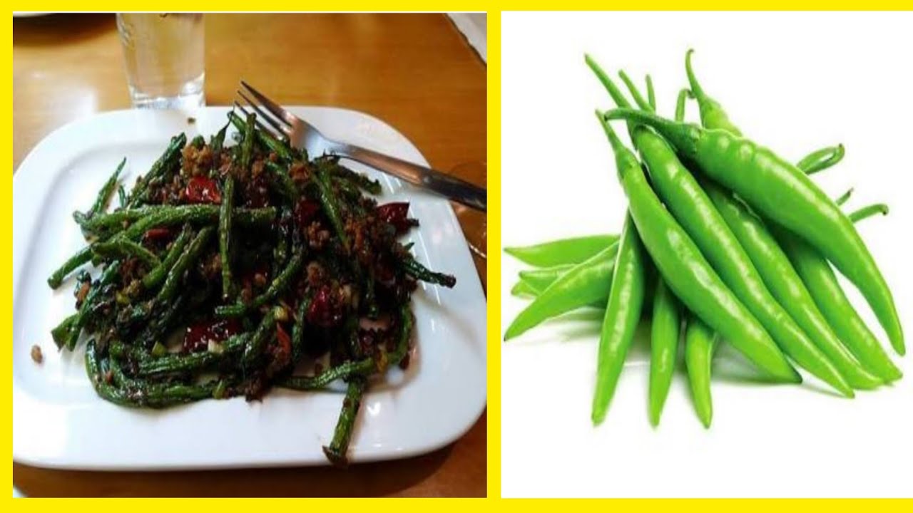 Chilli fry💕green chilli fry💕simple tasty fry💕 YouTube