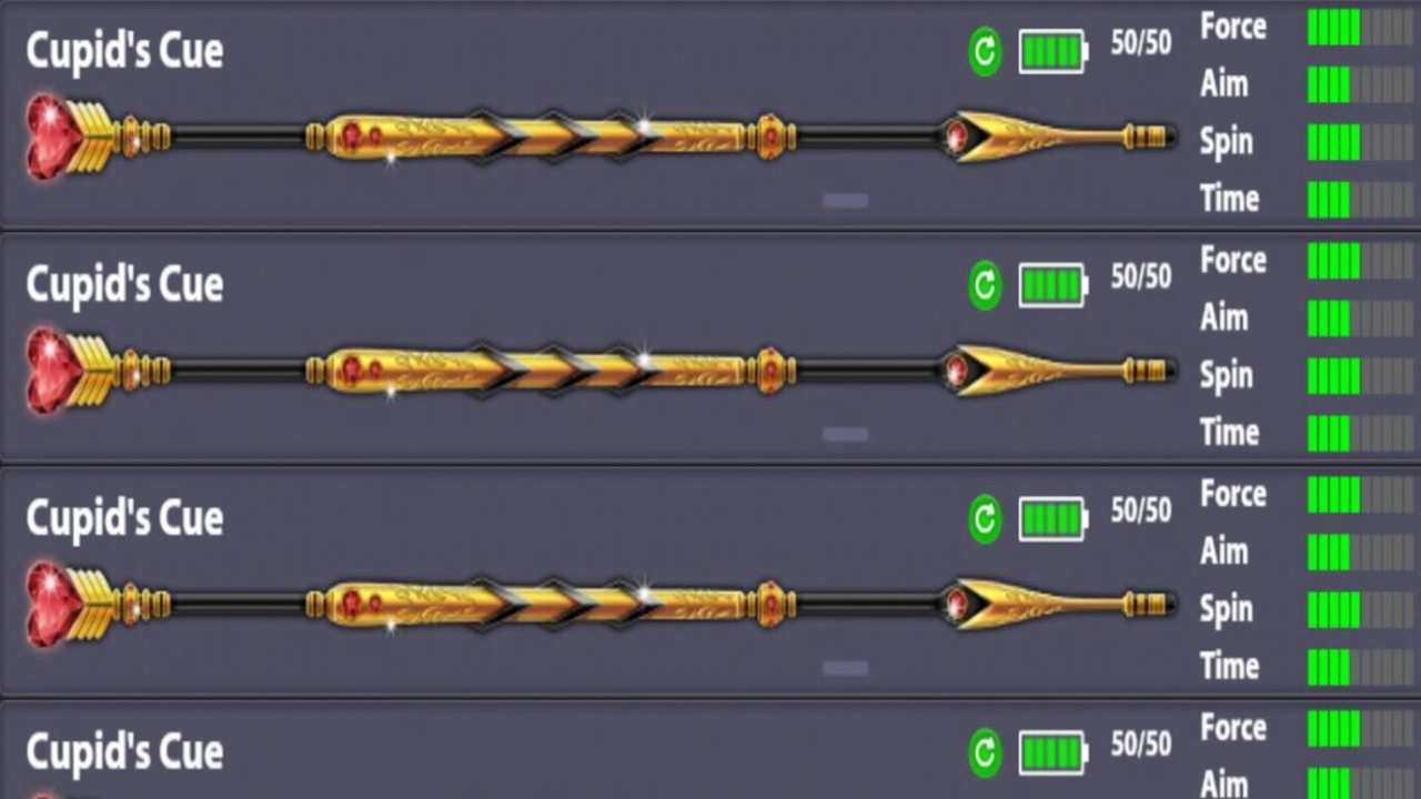 8 Ball Pool Cupids Cue!