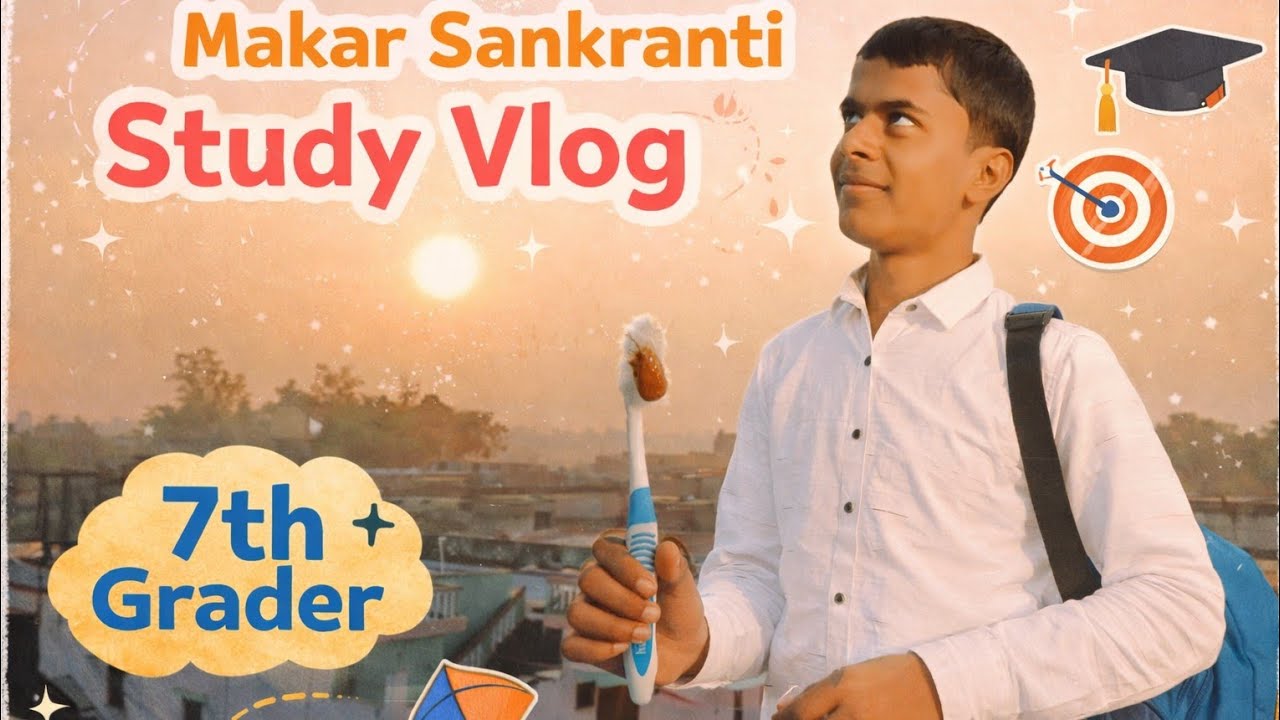 Makar sankranti study routine🪁🪁 