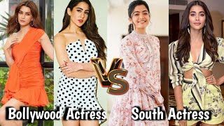 Bollywood Actress Vs South Actress In Western Dress Who Is Beautiful 