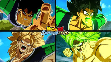 Broly DBS All Transformations | DRAGON BALL Sparking! ZERO Mods