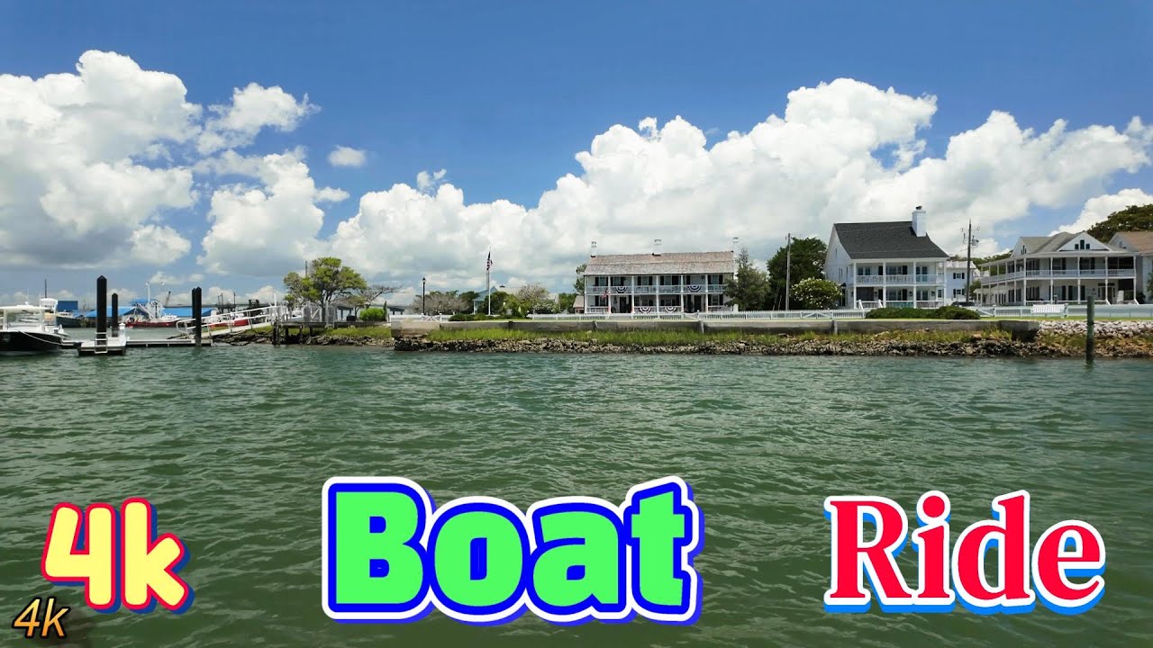 Beaufort, NC Waterfront in Stunning 4K (Boat Tour)