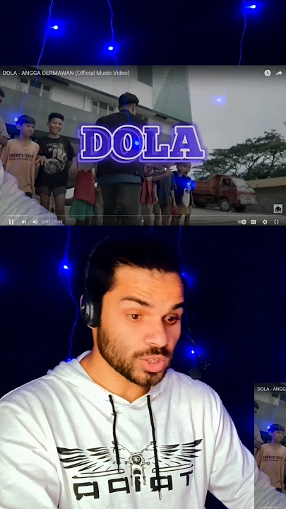 reaksi bule dengar lagu dola Angga dermawan #reaction #anggadermawan #bule