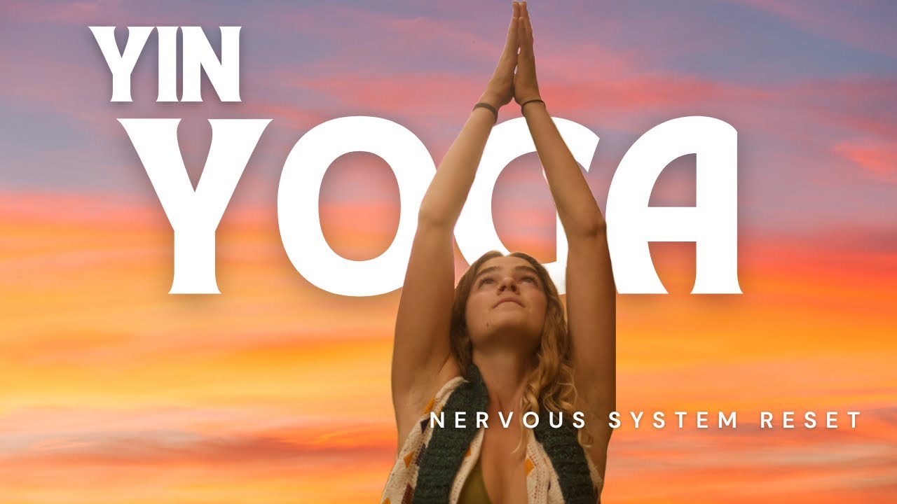 Yin yoga for nervous system reset and gentle hip opening 