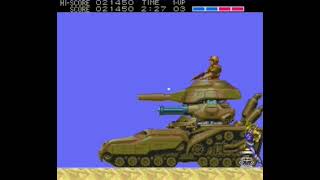Strider (Pc-Engine) Tank Boss Battle