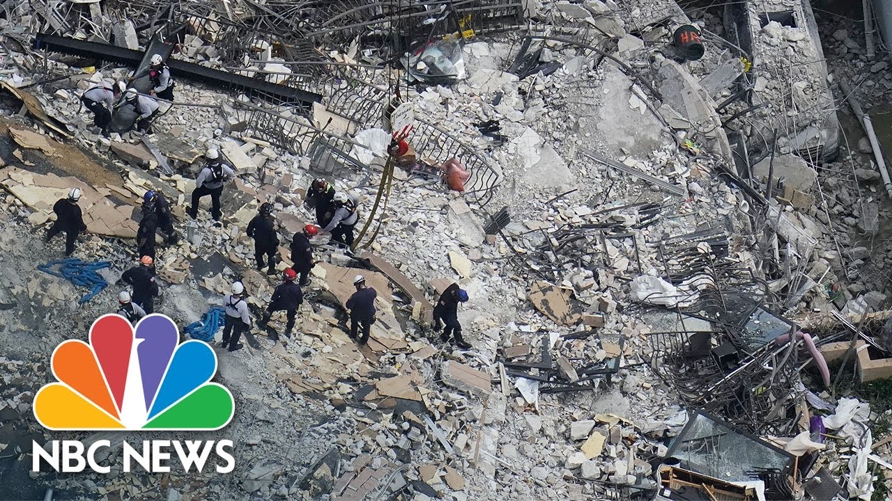 Live: Officials Hold Briefing On Florida Building Collapse | NBC News