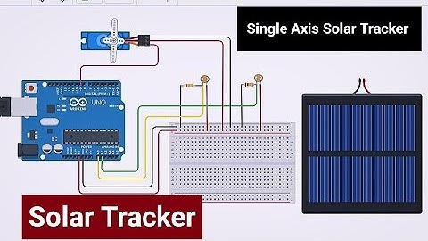 Single Axis Solar Tracker Arduino Tinkercad | Tinkercad Proejct | Major Project