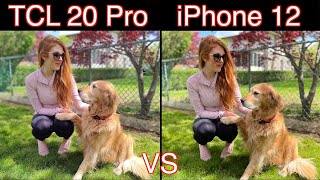 TCL 20 Pro VS iPhone 12 Camera Comparison!